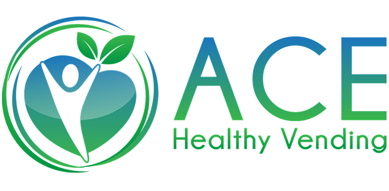 ACE Healthy Vending logo with green design.